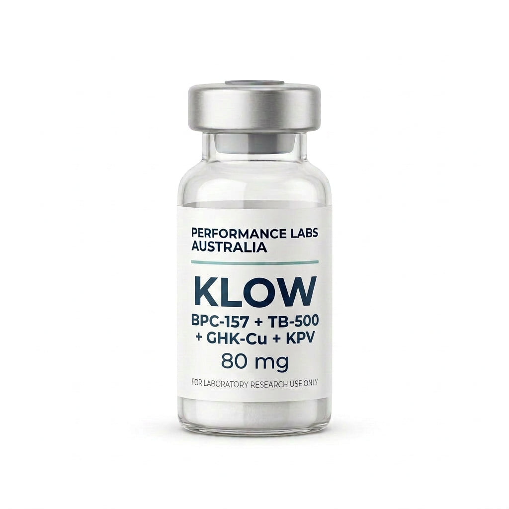 KLOW 80mg research peptide blend vial