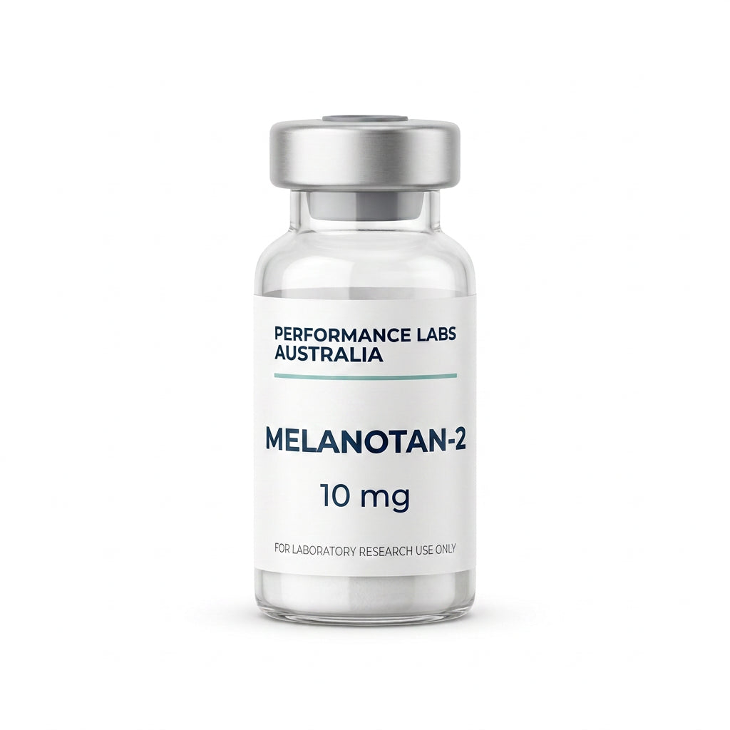 Melanotan-2 10mg research vial - Performance Labs Australia